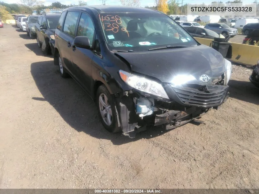 5TDZK3DC5FS533328 2015 Toyota Sienna L 7 Passenger