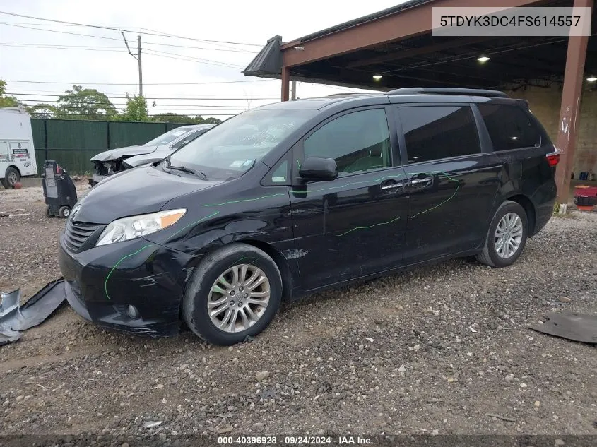 2015 Toyota Sienna Xle/Limited VIN: 5TDYK3DC4FS614557 Lot: 40396928