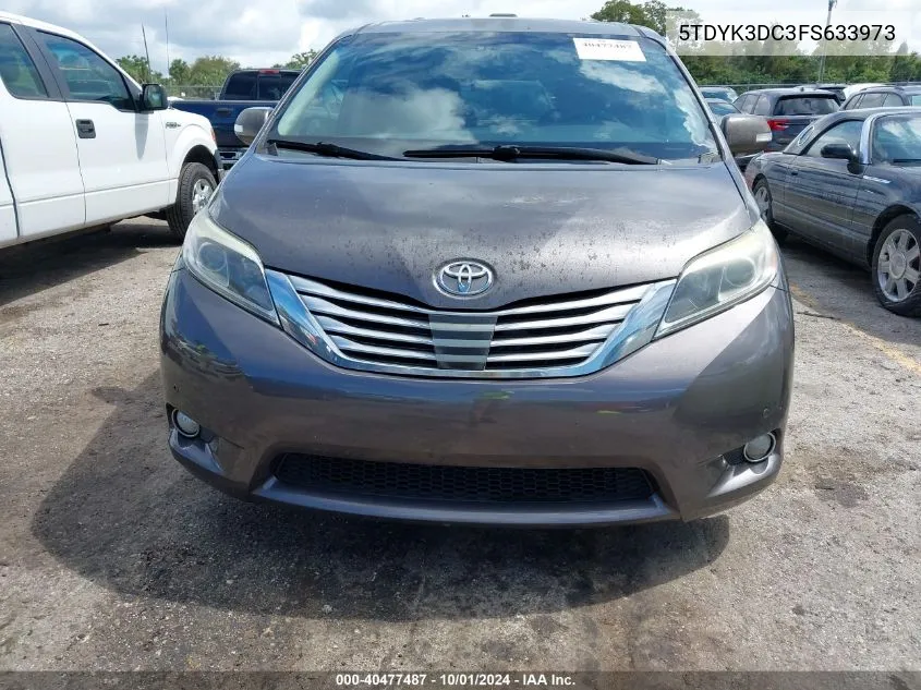 5TDYK3DC3FS633973 2015 Toyota Sienna Limited Premium 7 Passenger