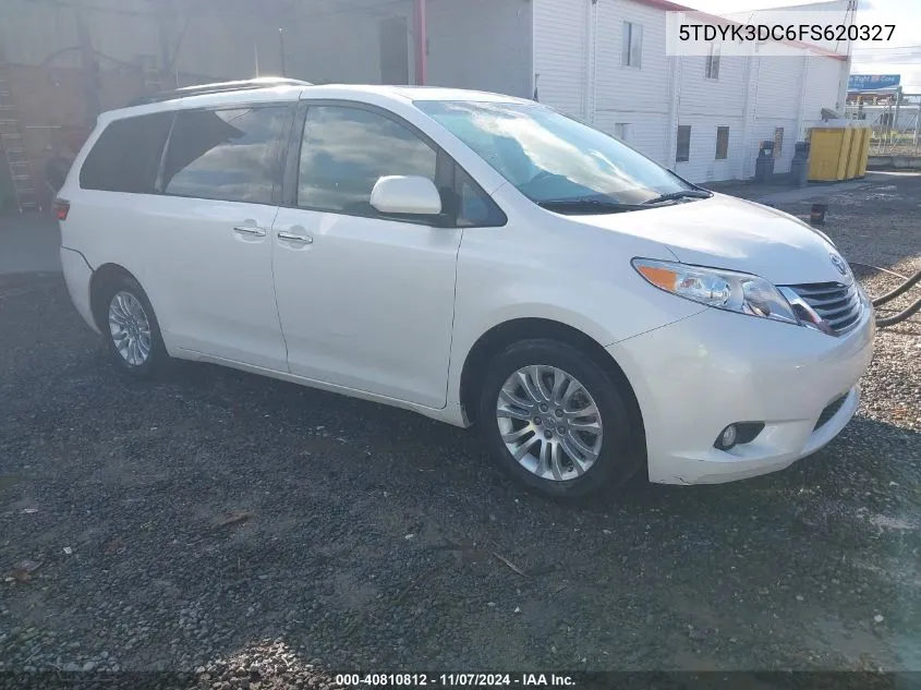 2015 Toyota Sienna Xle/Limited VIN: 5TDYK3DC6FS620327 Lot: 40810812