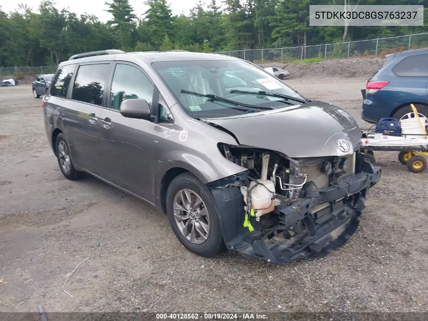 5TDKK3DC8GS763237 2016 Toyota Sienna Le