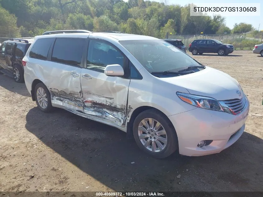 5TDDK3DC7GS130608 2016 Toyota Sienna Xle/Limited