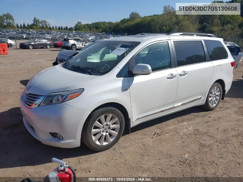 5TDDK3DC7GS130608 2016 Toyota Sienna Xle/Limited