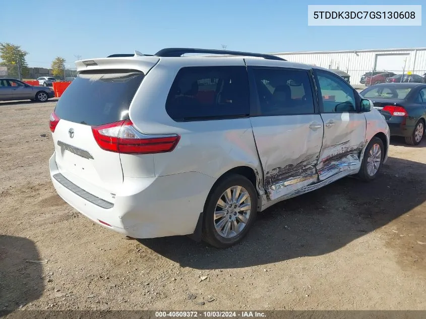 5TDDK3DC7GS130608 2016 Toyota Sienna Xle/Limited