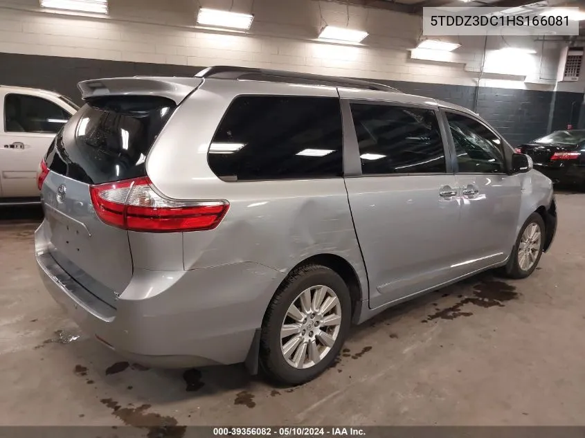 5TDDZ3DC1HS166081 2017 Toyota Sienna Xle 7 Passenger