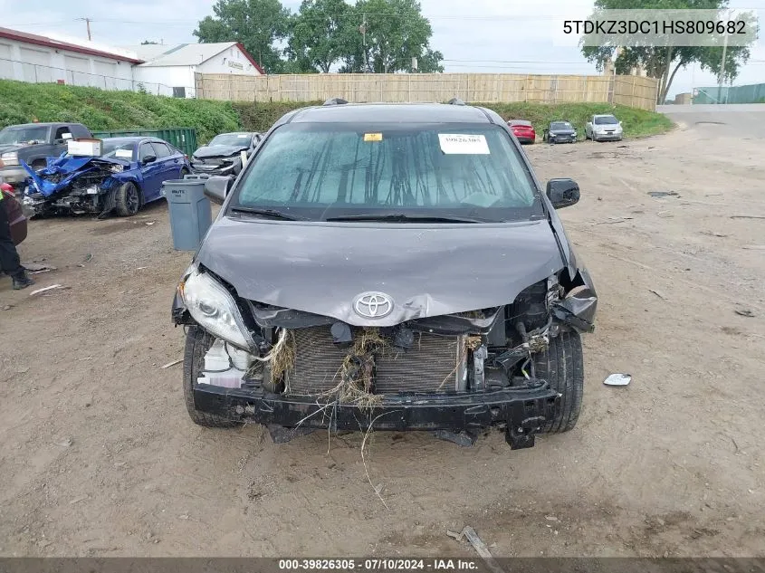 5TDKZ3DC1HS809682 2017 Toyota Sienna Le 8 Passenger