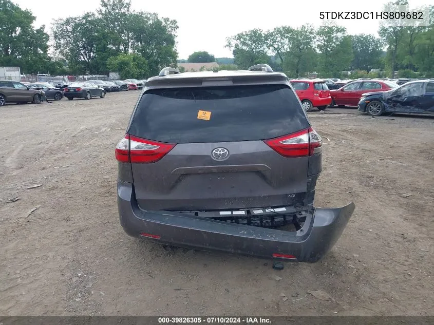 5TDKZ3DC1HS809682 2017 Toyota Sienna Le 8 Passenger