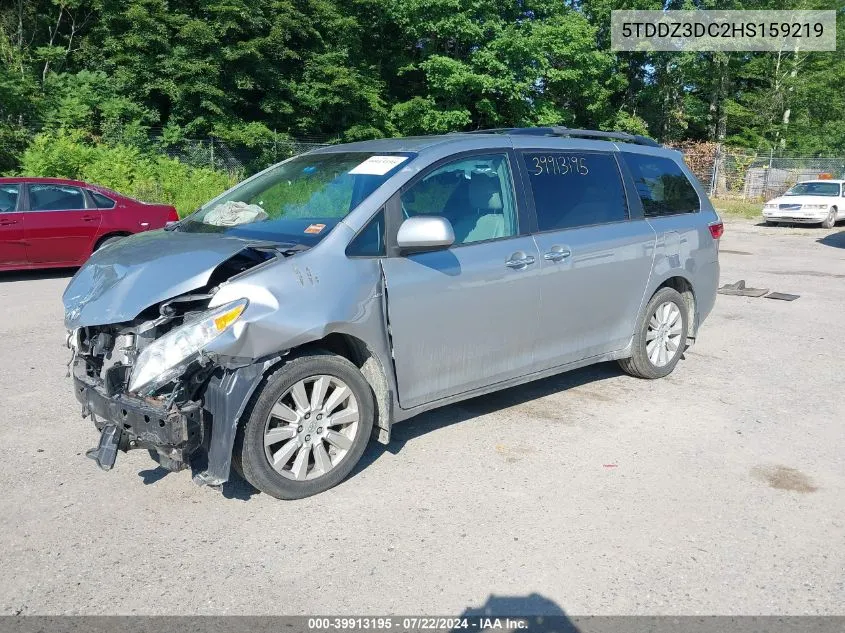 5TDDZ3DC2HS159219 2017 Toyota Sienna Xle 7 Passenger