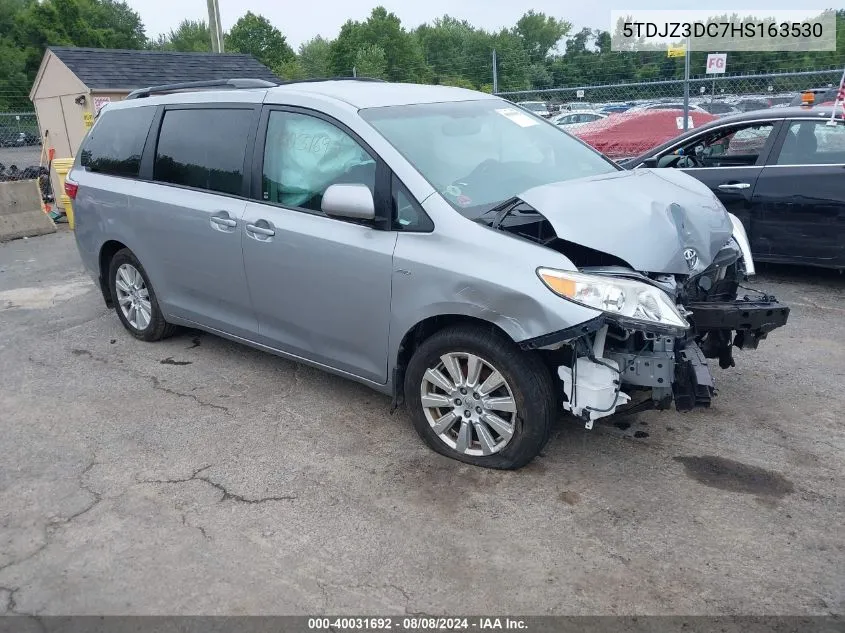 5TDJZ3DC7HS163530 2017 Toyota Sienna Le 7 Passenger