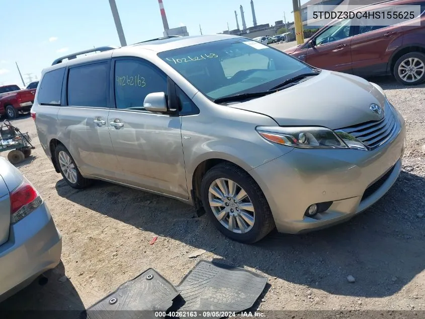 2017 Toyota Sienna Limited Premium 7 Passenger VIN: 5TDDZ3DC4HS155625 Lot: 40262163