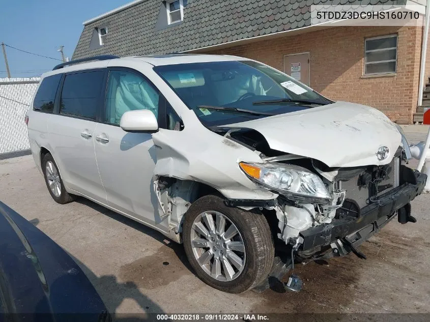 2017 Toyota Sienna Xle Premium 7 Passenger VIN: 5TDDZ3DC9HS160710 Lot: 40320218