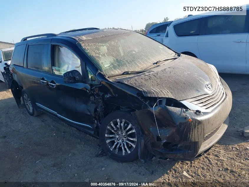 2017 Toyota Sienna Xle/Limited VIN: 5TDYZ3DC7HS888785 Lot: 40354876