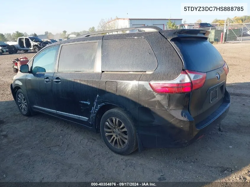 5TDYZ3DC7HS888785 2017 Toyota Sienna Xle/Limited