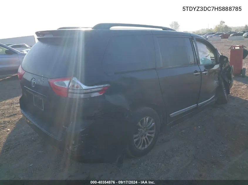 5TDYZ3DC7HS888785 2017 Toyota Sienna Xle/Limited