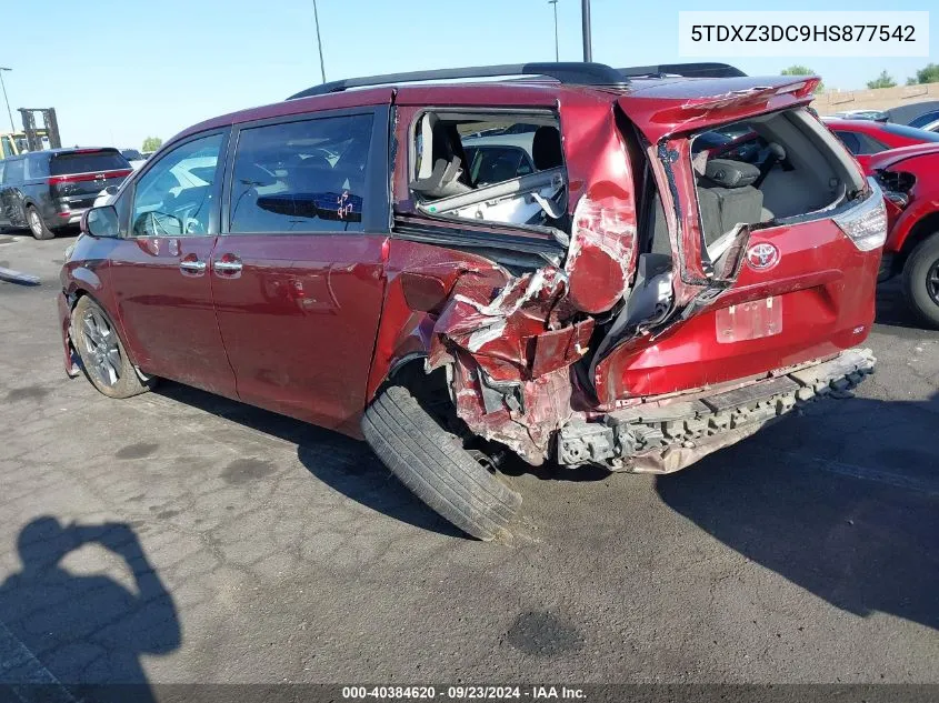 5TDXZ3DC9HS877542 2017 Toyota Sienna Se 8 Passenger