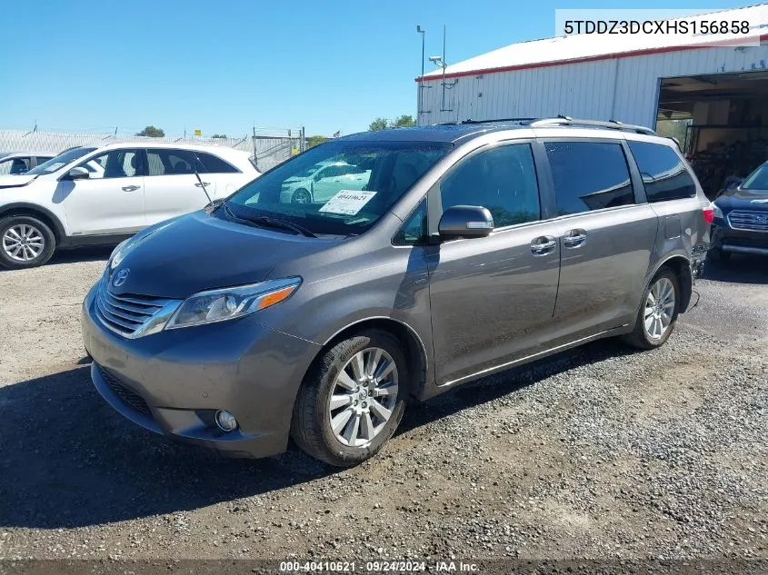 2017 Toyota Sienna Limited Premium 7 Passenger VIN: 5TDDZ3DCXHS156858 Lot: 40410621