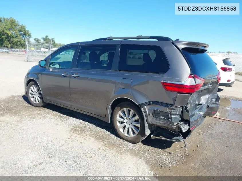 2017 Toyota Sienna Limited Premium 7 Passenger VIN: 5TDDZ3DCXHS156858 Lot: 40410621