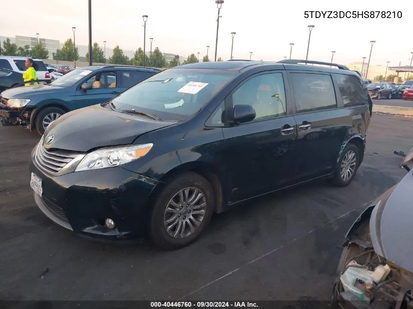 5TDYZ3DC5HS878210 2017 Toyota Sienna Xle/Limited