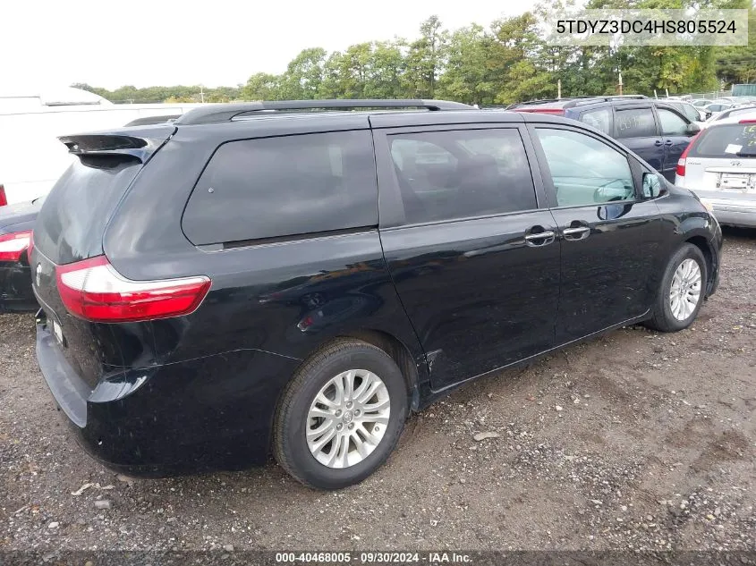 2017 Toyota Sienna Xle/Limited VIN: 5TDYZ3DC4HS805524 Lot: 40468005