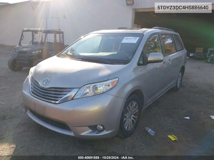 5TDYZ3DC4HS886640 2017 Toyota Sienna Xle 8 Passenger