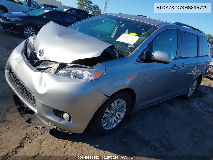 5TDYZ3DCXHS895729 2017 Toyota Sienna Xle/Limited