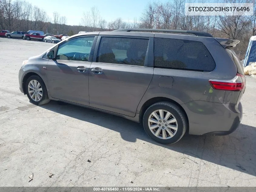 2017 Toyota Sienna Xle/Limited VIN: 5TDDZ3DC3HS176496 Lot: 40765450