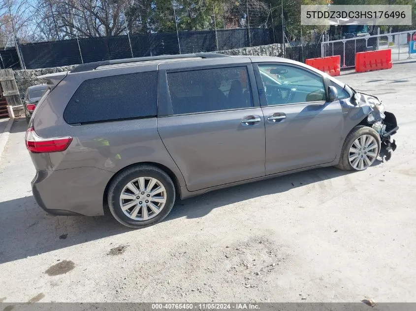 2017 Toyota Sienna Xle/Limited VIN: 5TDDZ3DC3HS176496 Lot: 40765450