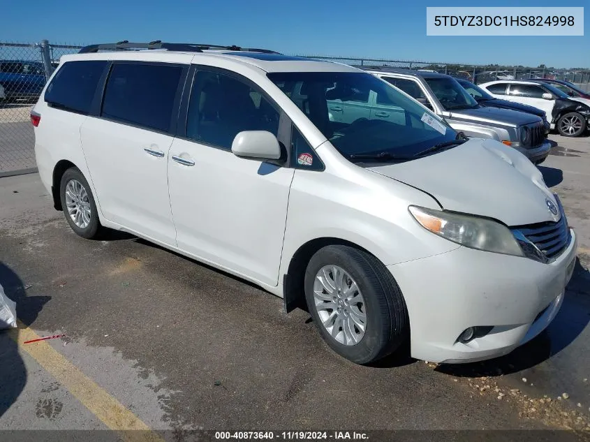 2017 Toyota Sienna Xle/Limited VIN: 5TDYZ3DC1HS824998 Lot: 40873640