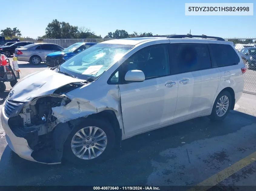 2017 Toyota Sienna Xle/Limited VIN: 5TDYZ3DC1HS824998 Lot: 40873640