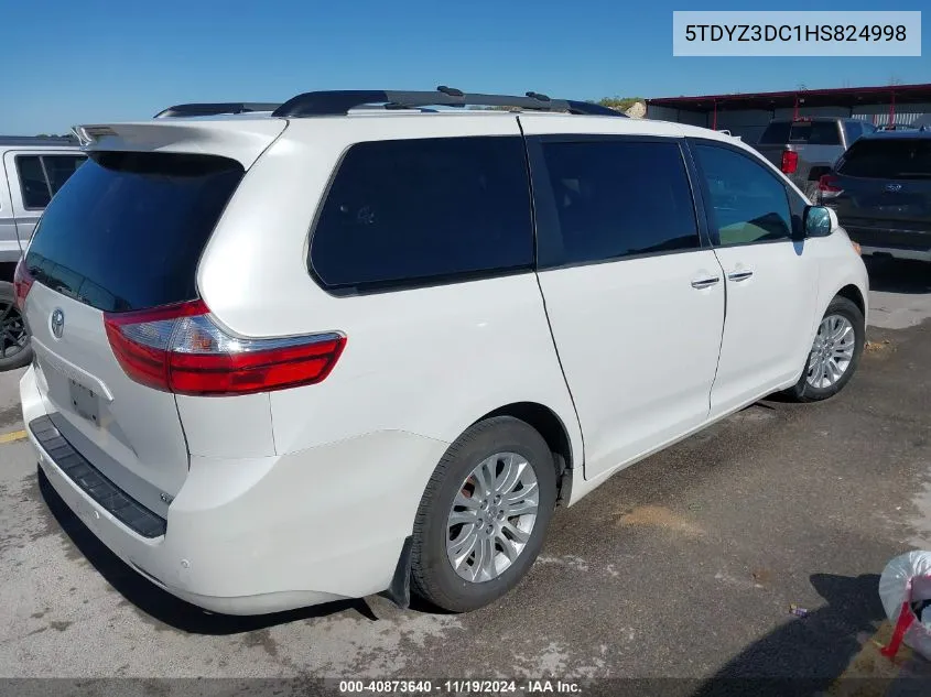 2017 Toyota Sienna Xle/Limited VIN: 5TDYZ3DC1HS824998 Lot: 40873640