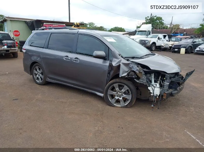 5TDXZ3DC2JS909107 2018 Toyota Sienna