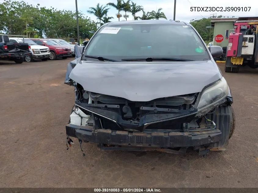 5TDXZ3DC2JS909107 2018 Toyota Sienna