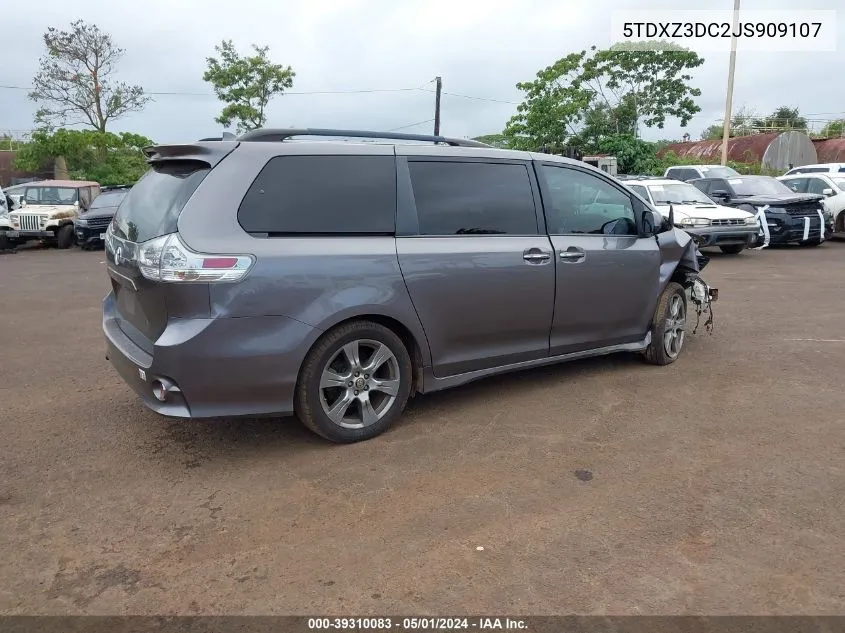 5TDXZ3DC2JS909107 2018 Toyota Sienna