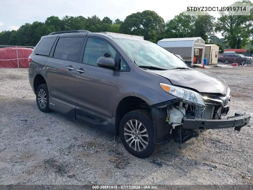 5TDYZ3DC1JS919714 2018 Toyota Sienna Xle 8 Passenger