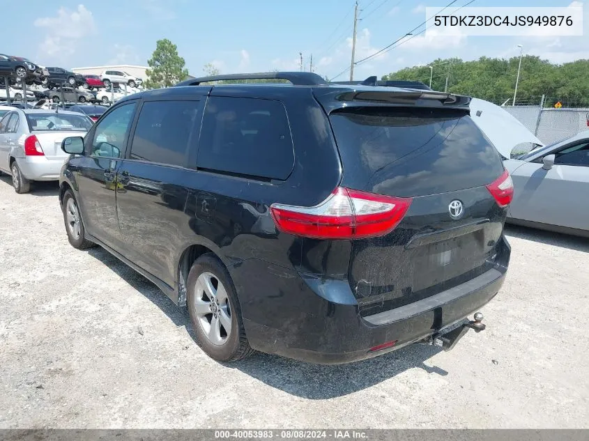 5TDKZ3DC4JS949876 2018 Toyota Sienna Le