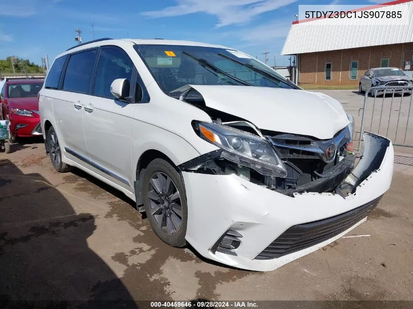 5TDYZ3DC1JS907885 2018 Toyota Sienna Xle/Xle Premium/Limited/Limited Premium