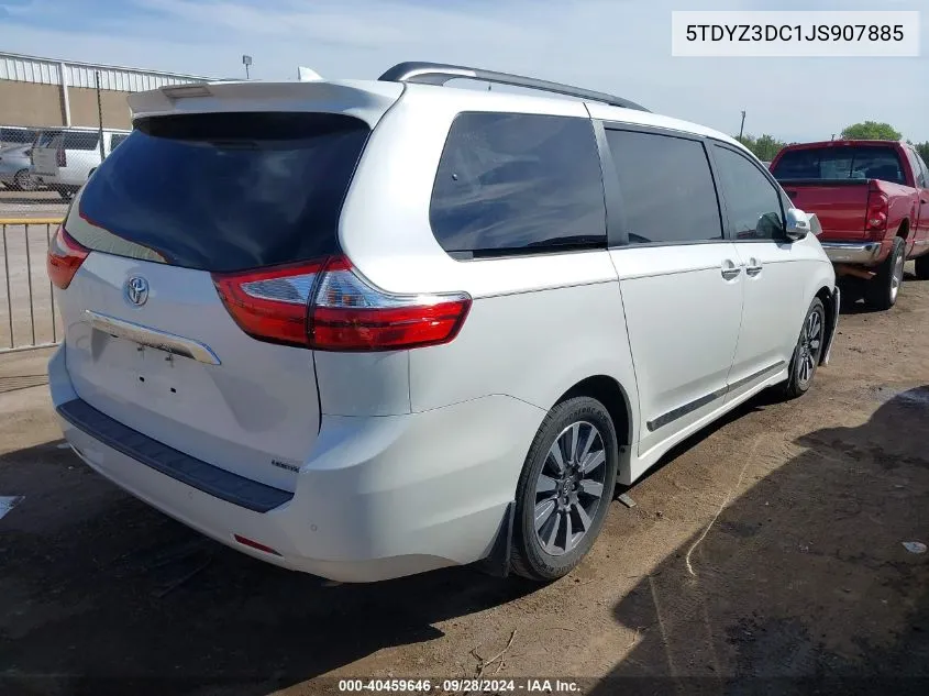 5TDYZ3DC1JS907885 2018 Toyota Sienna Xle/Xle Premium/Limited/Limited Premium