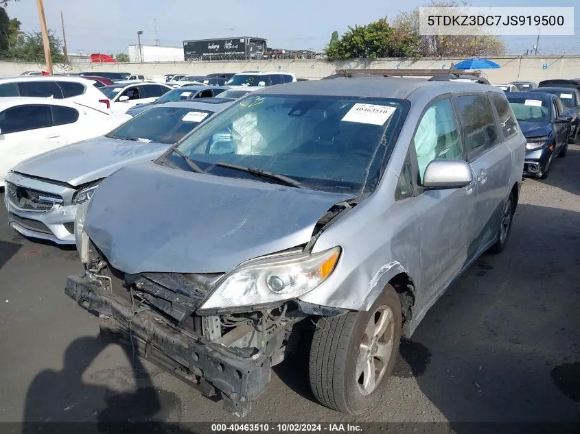 2018 Toyota Sienna Le 8 Passenger VIN: 5TDKZ3DC7JS919500 Lot: 40463510