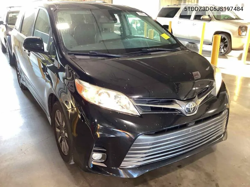 2018 Toyota Sienna Xle/Xle Premium/Limited/Limited Premium VIN: 5TDDZ3DC5JS197484 Lot: 40743269