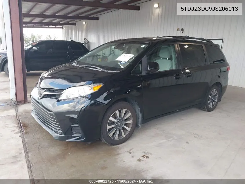 2018 Toyota Sienna Le 7 Passenger VIN: 5TDJZ3DC9JS206013 Lot: 40822725