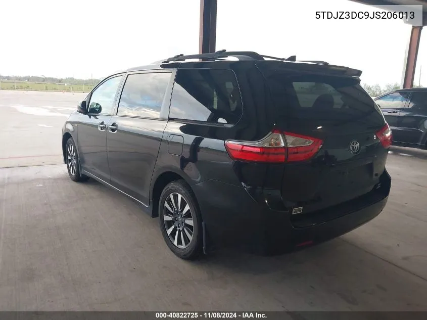 2018 Toyota Sienna Le 7 Passenger VIN: 5TDJZ3DC9JS206013 Lot: 40822725