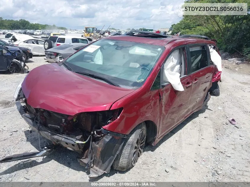 5TDYZ3DC2LS056036 2020 Toyota Sienna Xle