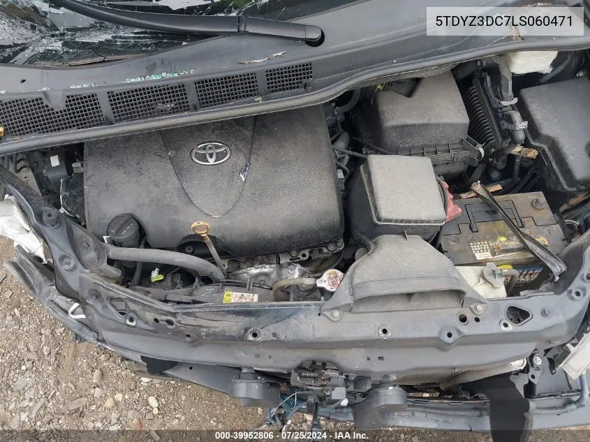 5TDYZ3DC7LS060471 2020 Toyota Sienna Xle