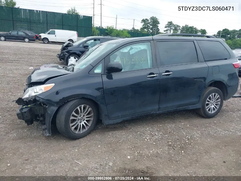 5TDYZ3DC7LS060471 2020 Toyota Sienna Xle