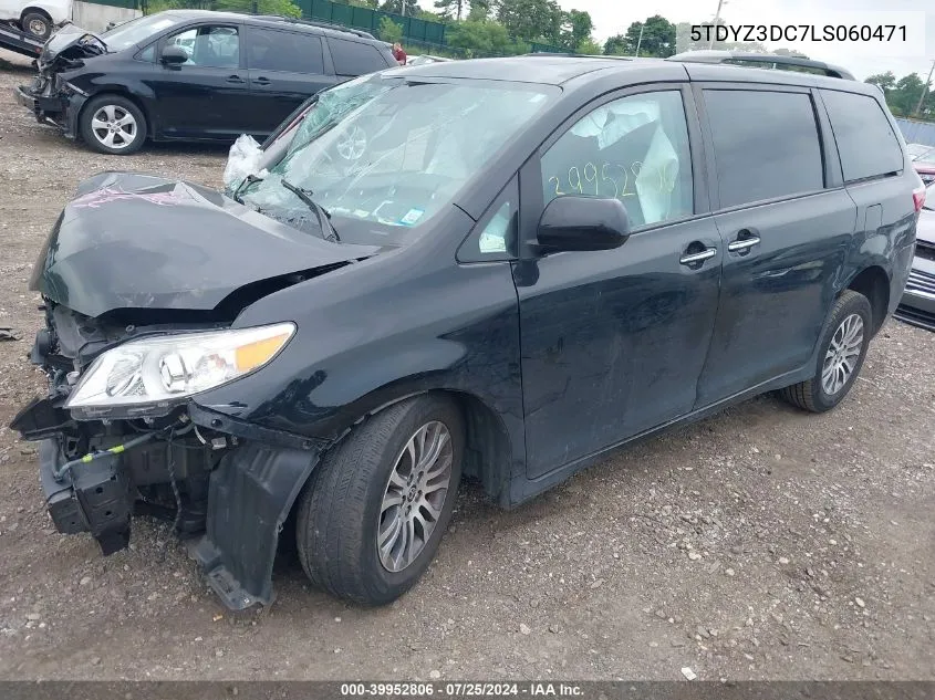 5TDYZ3DC7LS060471 2020 Toyota Sienna Xle