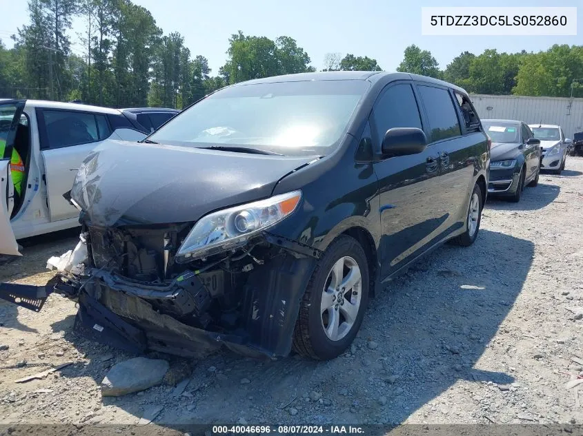 2020 Toyota Sienna L VIN: 5TDZZ3DC5LS052860 Lot: 40046696