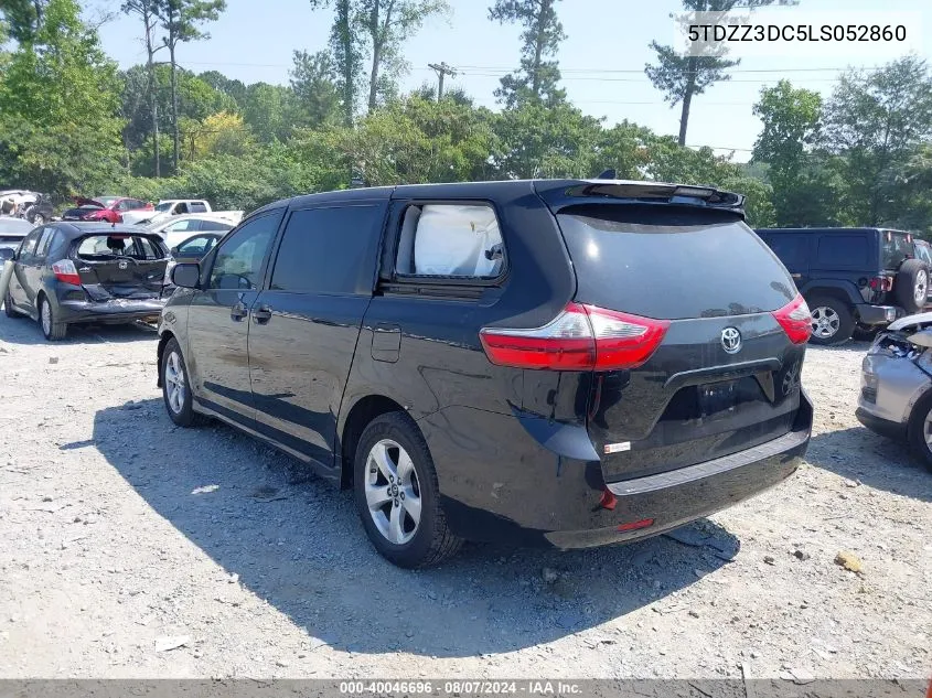 2020 Toyota Sienna L VIN: 5TDZZ3DC5LS052860 Lot: 40046696