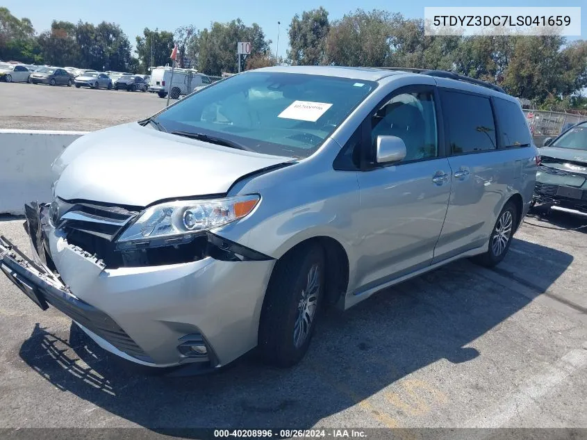 5TDYZ3DC7LS041659 2020 Toyota Sienna Xle