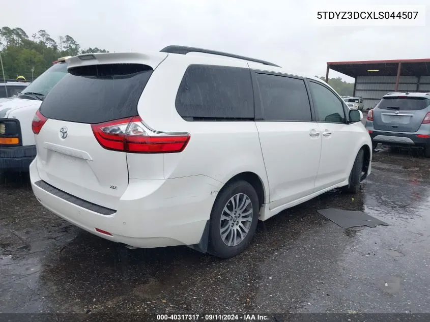 2020 Toyota Sienna Xle/Xle Premium/Limited/L VIN: 5TDYZ3DCXLS044507 Lot: 40317317