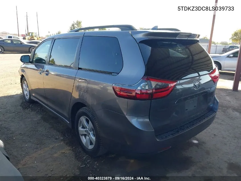 5TDKZ3DC8LS039733 2020 Toyota Sienna Le